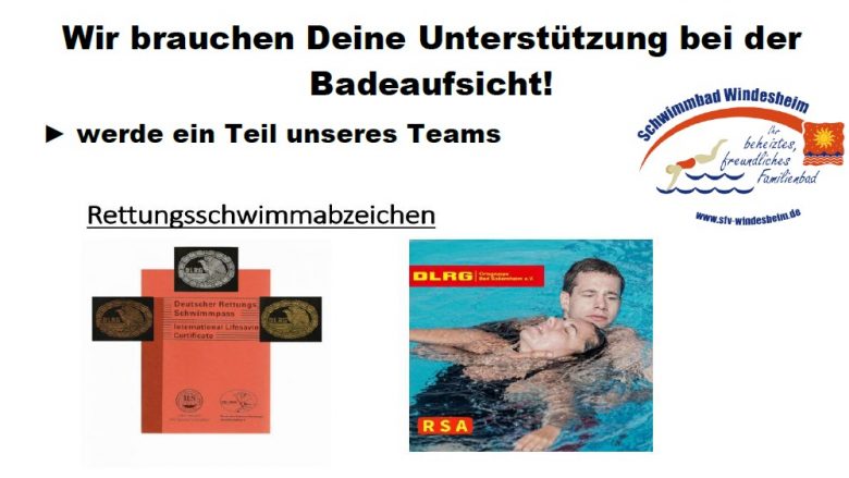 Unterstützung Badeaufsicht